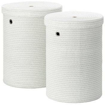 kela Wäschesammler RIMOSSA weiß (DH 42x52 cm) DH 42x52 cm weiß Wäschekorb Wäschebox Wäschetruhe