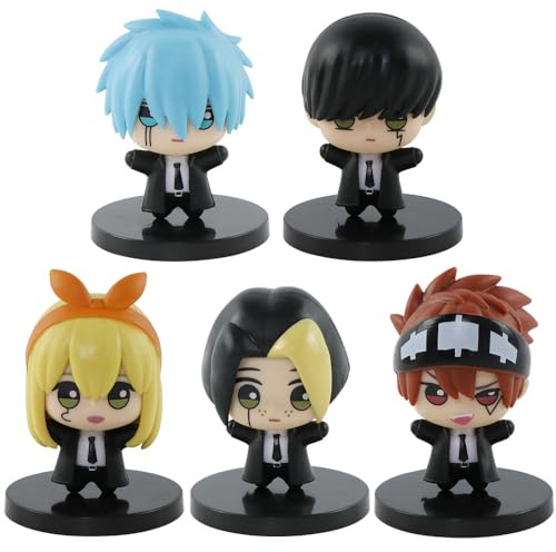 Jilijia 5 pz/set Anime Mashle: Magia e Muscoli Action Figure Mash Burnedead/Lemon Irvine Q version Figure Statue Model Collectibles Figurine