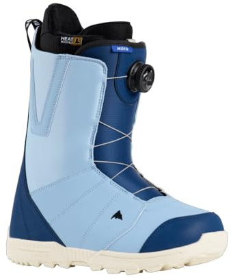 Burton Botas de snowboard Moto BOA para hombre, Nightfall/Dusty Blue, 9.0