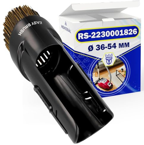 MONTERAL Bocchetta per Lanugine Rotonda Staccabile Spazzola Aspirapolvere con Codice Originale RS-2230001826 per Rowenta per Tefal - Garanzia di 10 Anni