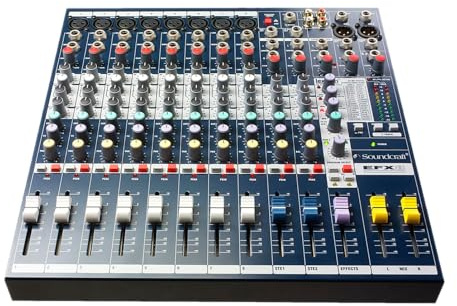 Soundcraft EFX8 Console de mixage à effet Lexicon 8 canaux haute performance