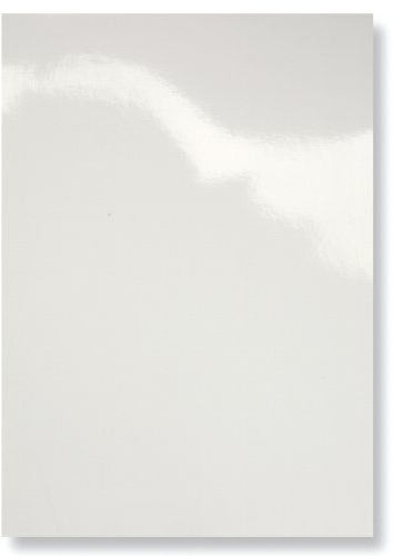 100 Einbanddeckel A4 Hochglanz weiss