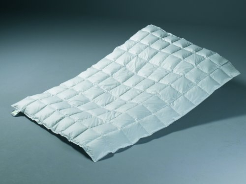 Daunendecke, Kassettendecke, Sommer leicht, 100x135 cm, 90% Daunen / 10% Federn (kanadisch), 175 gr.