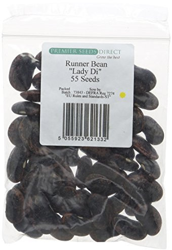 PREMIER SEEDS DIRECT Runner Bean - Lady DI - 40 Grams