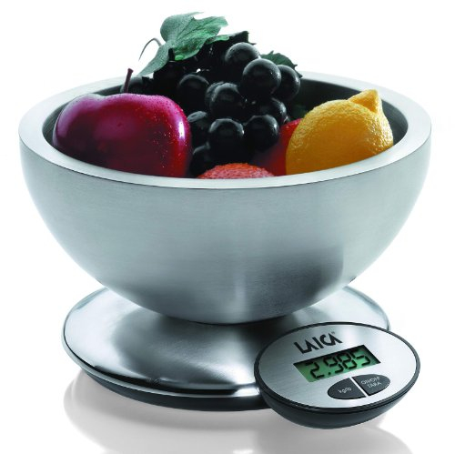 Laica Bilancia Da Cucina Ciotola Doppia Parete Kg 5 BX9260 Acciaio