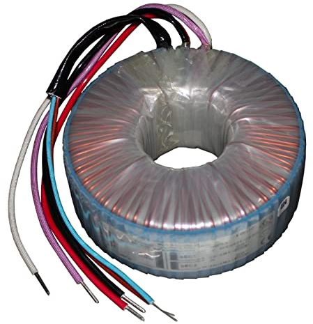 Lumonic transformador toroidal 120VA 2x12V para sistemas de audio, industriales, halógenos y carriles - Tensión de entrada 230V - Tensión secundaria 24V - Modelo RSO-861756