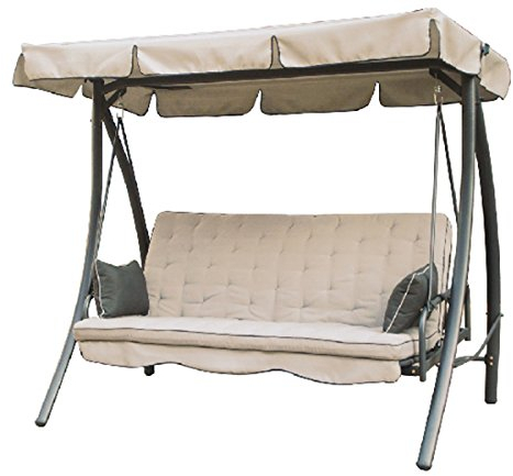 Dondolo Royal Reclinabile a Letto Con Parasole Colore Righe Beige