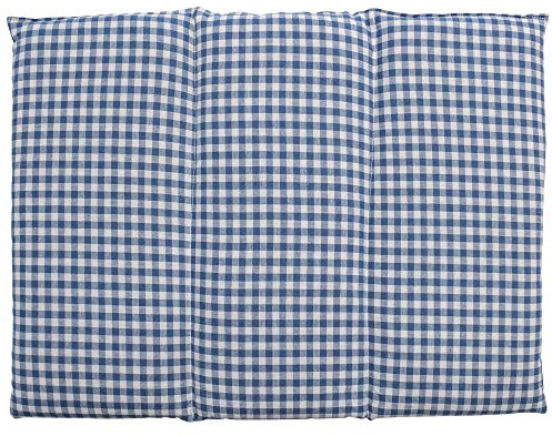 Grain Pillow Large 40 x 30 cm 3-Chamber Blue-White