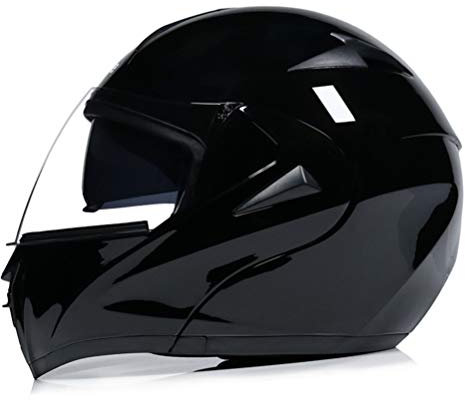 Casco de Moto Modular para Mujer Casco Casco abatible Casco de Moto Lente Completa de Doble Cara con Visera Interior Cascos de Moto Racing Dot