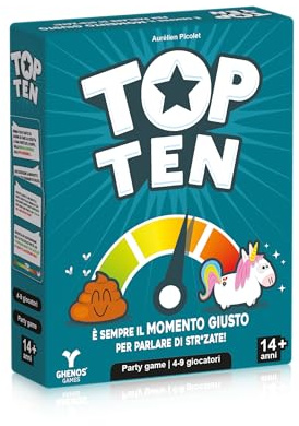 Top Ten - Party Game Cooperativo - 4-9 Giocatori - 14+ Anni - Edizione Italiana