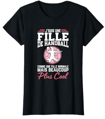 Maillot Hand Je Suis Une Fille De Handball T-Shirt