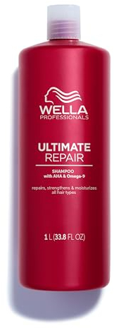 Wella Professionals – Wella Ultimate Repair Shampoo – Tiefenreinigungsshampoo mit Metal-Purifier-Technologie – reparierendes Feuchtigkeitsshampoo – 1 l