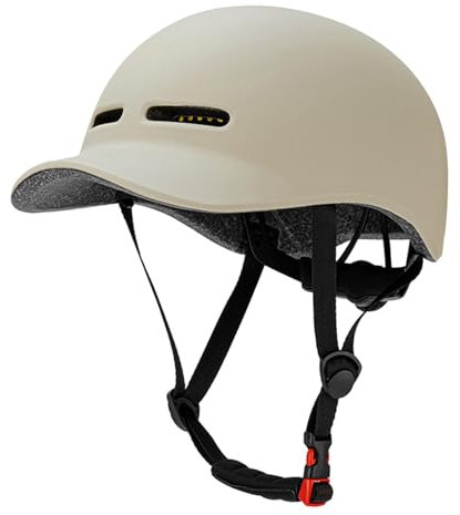 F Fityle Fahrradhelm, Beige, für Erwachsene, Unisex, Helm, Outdoor, Inlineskaten, Radfahren, Skateboarden