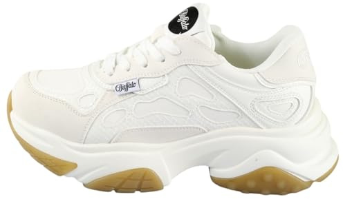 Buffalo Taifun - Sneaker Stringata da Donna Modello Taifun 41/White