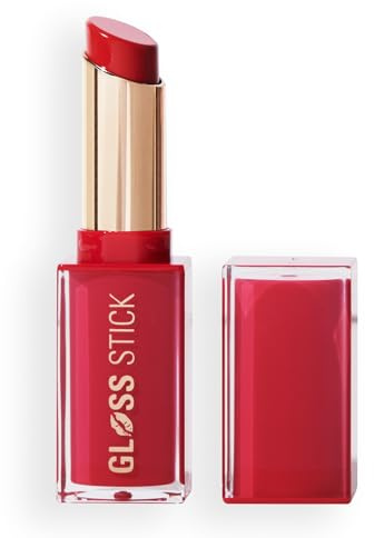 Revolution Pout Lip Gloss, Lip Gloss Ultra Lucido e Pigmentato con Acido Ialuronico e Vitamina E, Vegano e Cruelty-Free, 3g, Cherrylicious
