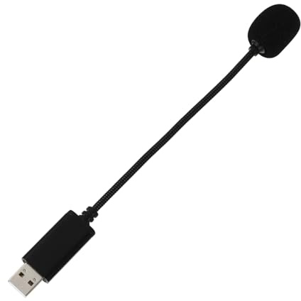 POPETPOP Microphone Condensateur USB Flexible avec Bras Col de Cygne Micro PC Bureau pour Conférence Streaming et Cours Ligne de Bruit Intégrée