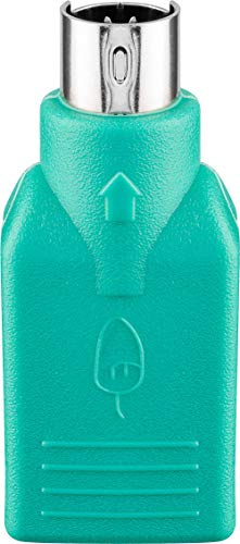 Wentronic USB-adapter (A-uttag till PS2-kontakt), 68919-GB, grön, 1 x