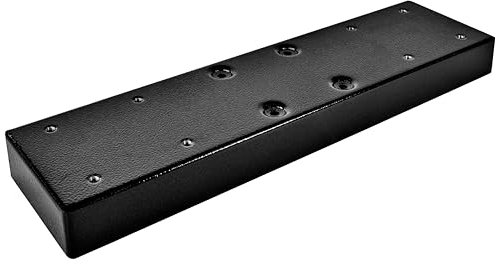 Mail Boss 7144 Box Spreader Bar for Two-Mailbox Applications, Black