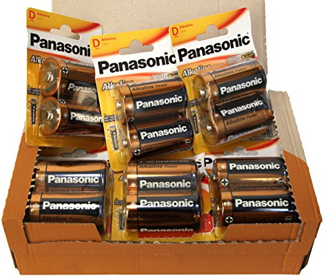 Panasonic POWER LR20 D - Pack de 24 pilas alcalinas