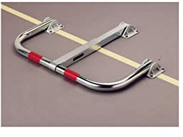 Mottez B307C Barrière de Parking Rabattable Standard, Gris