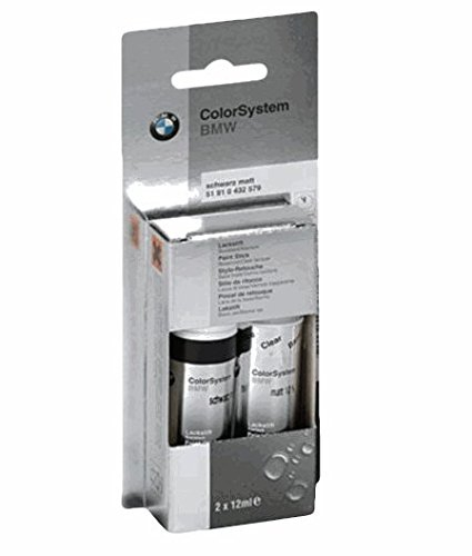 Original BMW Felgen Lackstift-Set Zweischicht Felgensilber met. - 144
