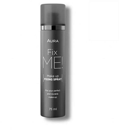 Fixateur de maquillage Spray Fix Me Finish Matte par Aura Fini Mat et tenue 24 heures