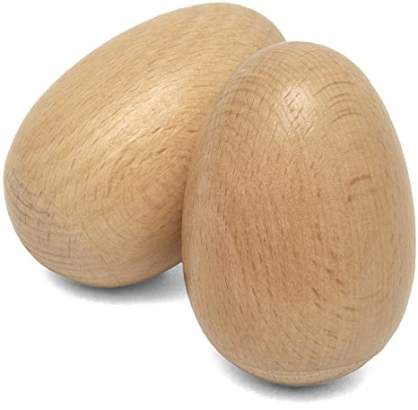 Tiger Wooden Egg Shakers