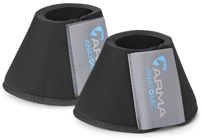 Shires Arma Neoprene Over Reach Boots - Grey: Full