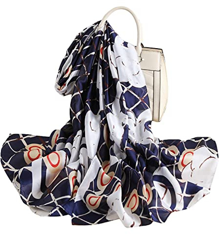 Écharpe en soie Femmes Châle Silk scarf Women Shawl Yellow Scarf Stain Neckerchief Head Wrap Thin Scarf Ladies Beach Shawl Vintage Bridal Chiffon Scarf Muslim Colorful Cloth Belt