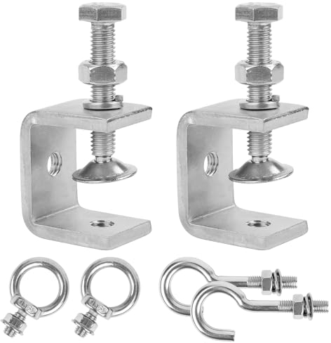 Serre-joint en C haute performance - Pince en C - En acier inoxydable robuste - Pince à vis - Support de serrage - Vis de serrage - Fixation pour le travail du bois - Pour le travail du bois, le