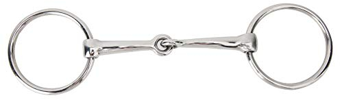 OPPWONG Trensengebisse für Pferde, Pferdetrense Edelstahl-Trensengebiss Pferdegebiss Pferdegebiss Tack Trensengebiss Pferdeknebel-Verdickungsgebiss Pferderennen-Zubehör für Reitsportbedarf