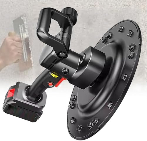 LTEJUMQ Lisciatrice per Superfici di pareti in Cemento, Levigatrice Portatile per Superfici di Pareti di Cemento, Lucidatrice per Pareti in Malta Cementizia, 6 Livelli di velocità