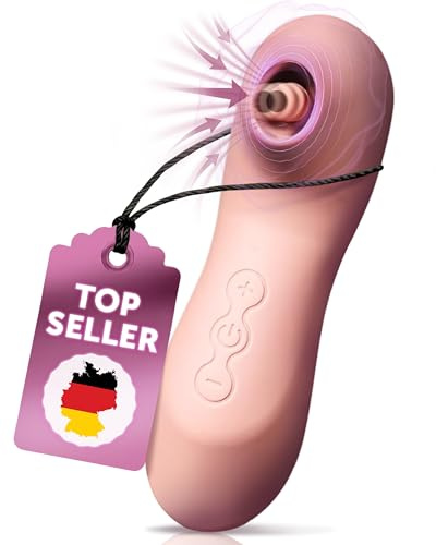 INTIMA Klitoris Stimulator & Druckwellenvibrator für Sie | Klitoris Sauger | Auflegevibrator mit Sauger & Vibration für Frauen | Dildo | Vibratorensets für Frauen | Sex Spielzeug für Paare | Sex Toy