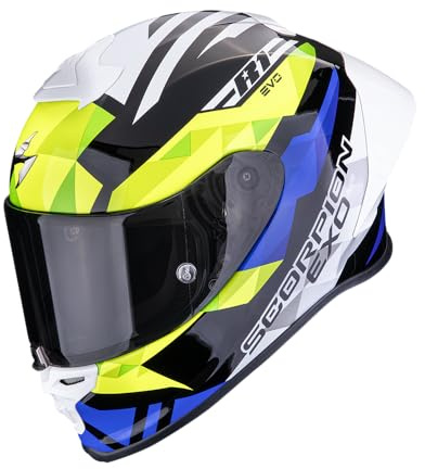 SCORPION EXO-R1 EVO II AIR VALERE Black-Blue-Fluo Yellow L