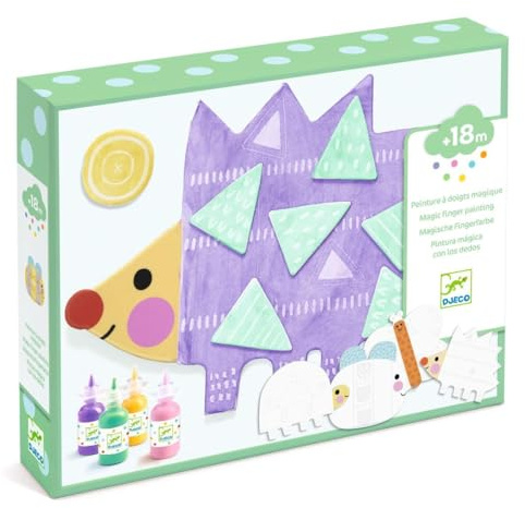 DJECO Peinture a doigts magique - Petites formes