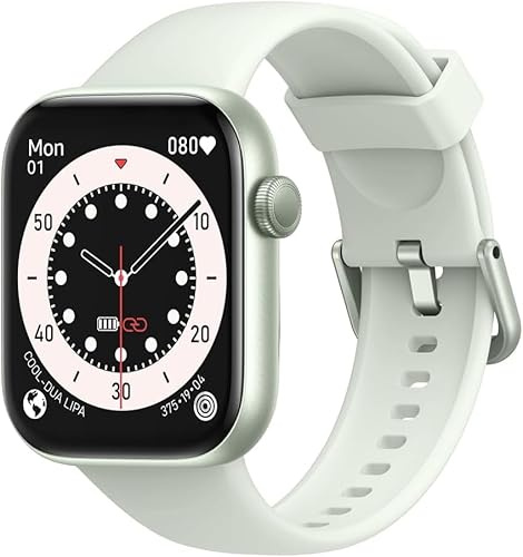 AcclaFit Smartwatch Uomo Donna, 1.85 Full Touch Screen Smartwatch con Effettua/Risposta Chiamate, Fitness Tracker con Pressione Sanguigna e Monitor Sonno, 140+ Sport Step Counter per Android iOS