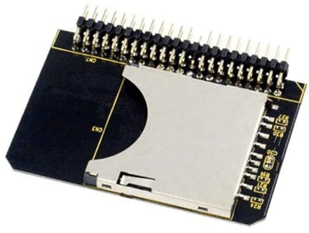 AMISENK Adaptador macho de 2.5 pulgadas y 44 pines para discos duros de laptop, compatible con múltiples tarjetas de memoria, no requiere tarjeta de controlador a adaptador IDE