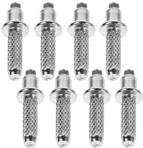 DEARMAMY Punte in Tungsteno per Walking Stick in Acciaio Resistente All’usura, 8 Pezzi Ricambio per Bastoni Trekking Punte Antiscivolo per Superfici Cementate e Mattonelle