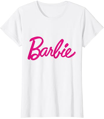 Maglietta Barbie, logo ufficiale Barbie, vari colori Maglietta