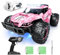 Tecnock Voiture Télécommandée 2,4GHz 1/16 RC Tout-Terrain - Jouet Électrique Avec 2 Piles, 60 Min de Lecture et Phare LED - Cadeau Pour Enfants et Adultes