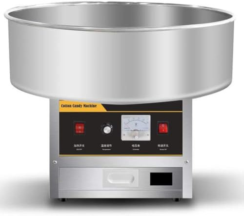 Máquina para Hacer Algodón de Azúcar, Máquina Eléctrica para Hacer Algodón de Azúcar, Máquina para Hacer Dulces de Algodón de Azúcar, para Fiestas de Cumpleaños, Hace Algodón de Azúcar Rápido,Silver