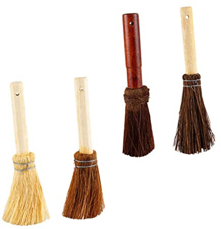 BESPORTBLE 4pcs Barbecue Brush Cleaner Grilling Brush for Grill Bbq Cleaning Tool Random Style