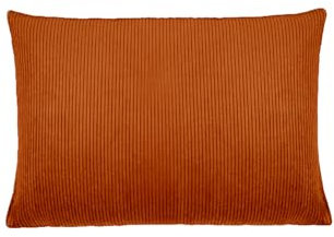 beties HYggelig No.1 Trendige Cord-Samt Kissenhülle ca. 25x35 cm Kissenbezug in Raumausstatter Qualität Farbe: rost-rot