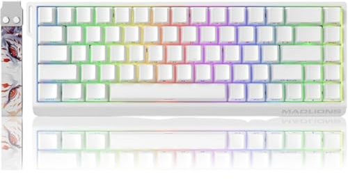 Madlions MAD 68 HE - Wooting Killer | Magnetische/mechanische Gaming-Tastatur 65% | 8000Hz Polling Rate | RT-Latenz / Reset Ultra Esport| 16,5M RGB | Web Driver | Magnetic Switch | US Layout QWERTY