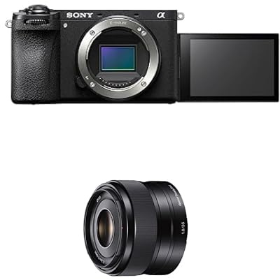 Sony Alpha 6700 Spiegellose APS-C Digitalkamera (KI-basierter Autofokus, 5-Achsen-Bildstabilisierung, 4k 120p Video, Touch-Display für Vlogging & Selfies) + 35F18