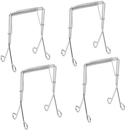 Morsetto per involtini, pinza per friggere in acciaio inox, pinza per friggere, clip per alimenti con presa forte, morsetto per barbecue per cucinare, servire barbecue