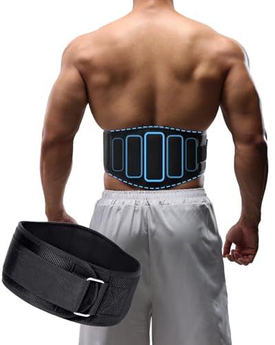 Lvmevis Premium Weight Lifting Belts for Men,Heavy-Duty Squat Belt for Gym, Breathable Workout Belt, Weight Belt for Women, Back Support, Bionic Softbone Design (Unisex Medium)