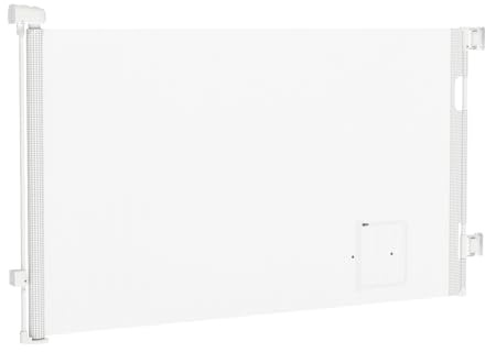 0–150 cm Trappskyddsgaller utdragbar med kattklaff, dörrskyddsgaller, babybarriärgaller, infällbart babygaller, skyddsgaller, trappa för spädbarn och husdjur (grå)