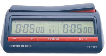 Reloj de ajedrez digital profesional avanzado con temporizador de ajedrez, reloj de juego de mesa con cuenta regresiva PS-1688
