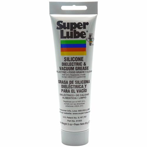 Super Lube 91003 Silicone High-Dielectric and Vacuum Grease, 3 oz. by Super Lube